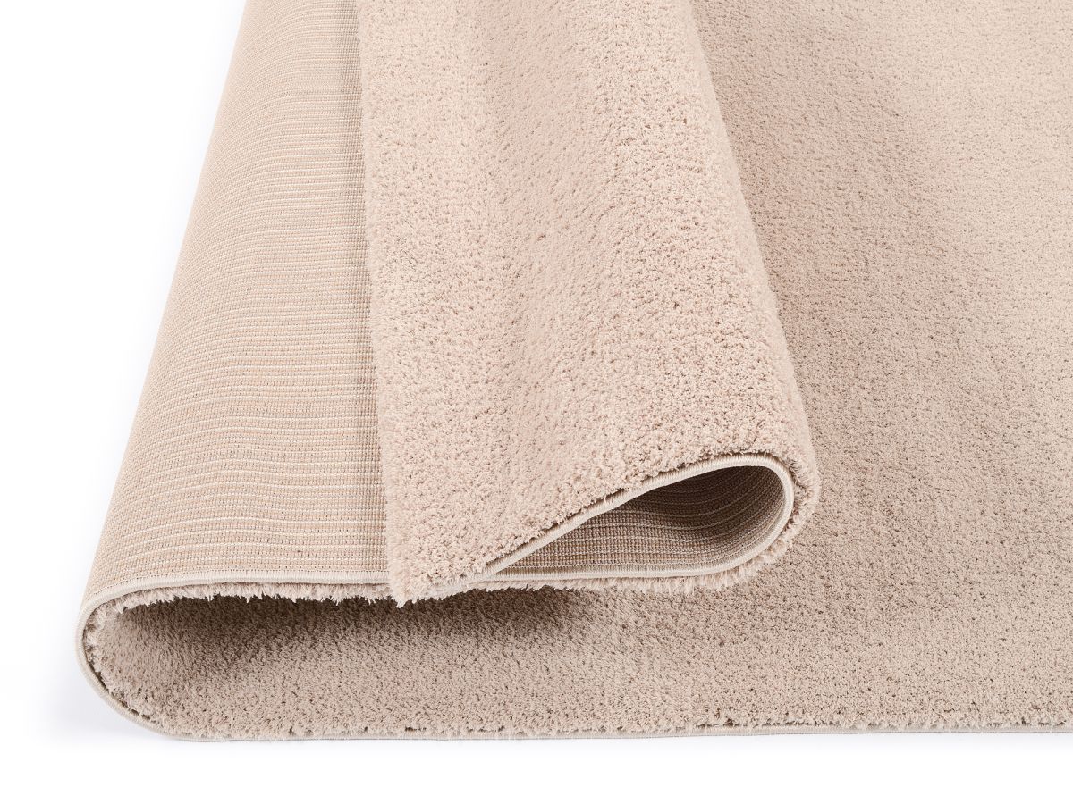 Hochflorteppich Soft Fun Beige 80 x 150 cm