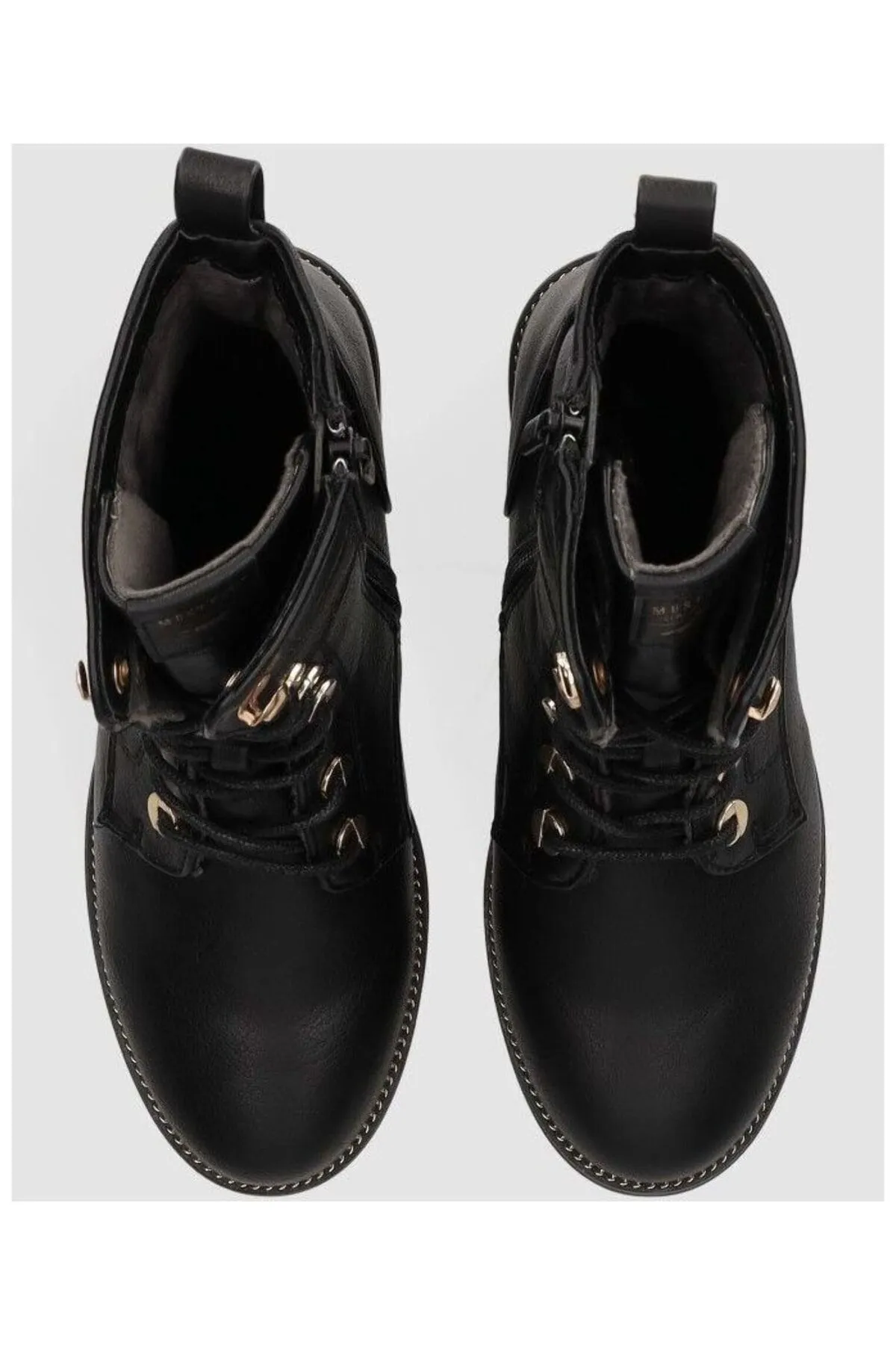Mustang  Stiefelette - Schwarz - Blockabsatz