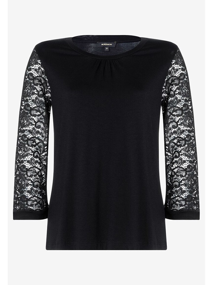 More & More Bluse in Schwarz günstig kaufen