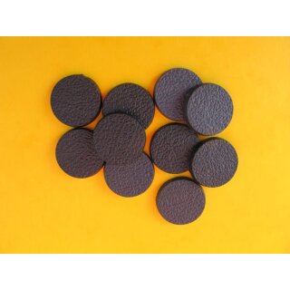 25mm Rundbases texturiert inkl. Neodymfassung (10)