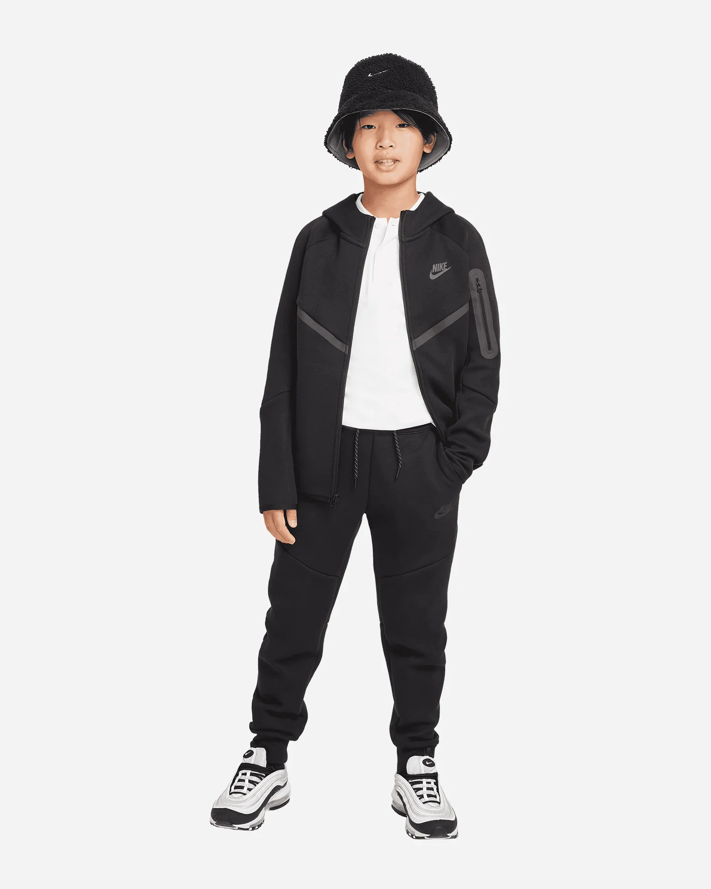 Felpa Nike Tech Fleece 2 Jr HV5867-010