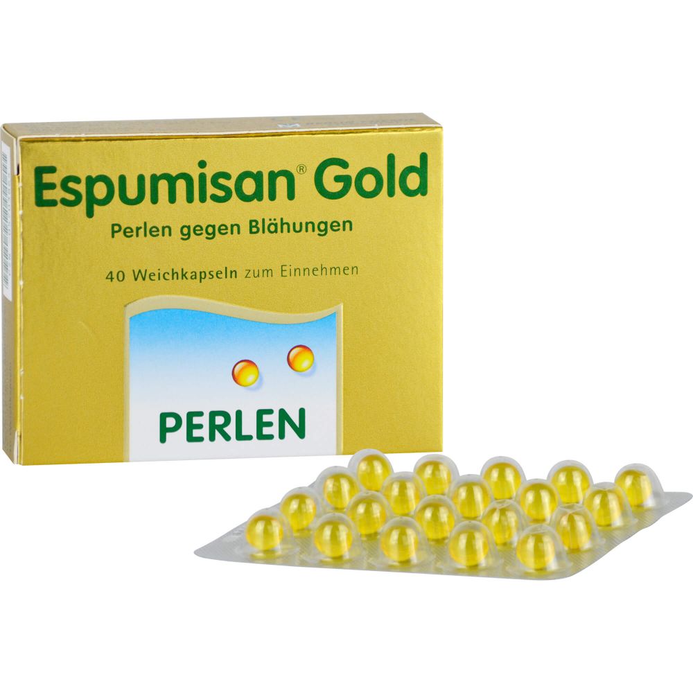 Gold Perlen gegen Blähungen