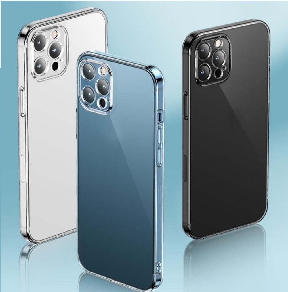 OLi Sichtschutzfolie Transparente Silikon Hülle mit Sichtschutzglas für IPhone 11 Pro, (Spar Set, 1-St., Privacy), mit Kamera Schutz 5,8 Zoll, Stoßfeste TPU Silikon & Displayschutz