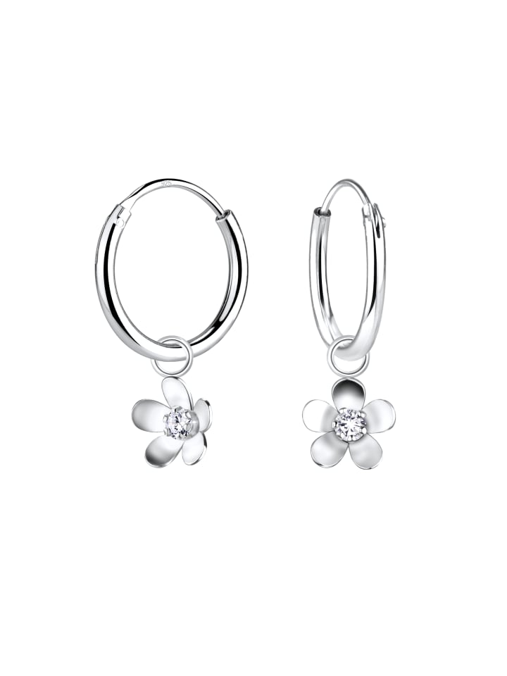 Alexander York Ohrringe CHARM BLUME in 925 Sterling Silber, 2-tlg. günstig kaufen onesize