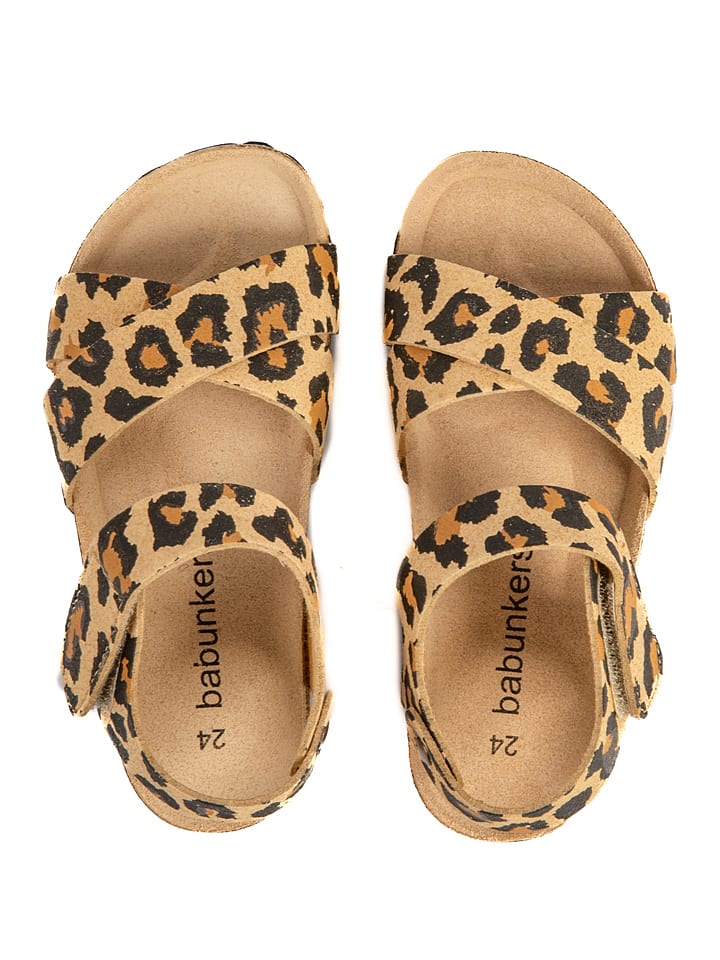 BABUNKERS Family Sandalen in Beige/ Braun günstig kaufen