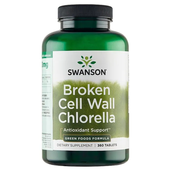 Swanson Chlorella 500 mg tabletės