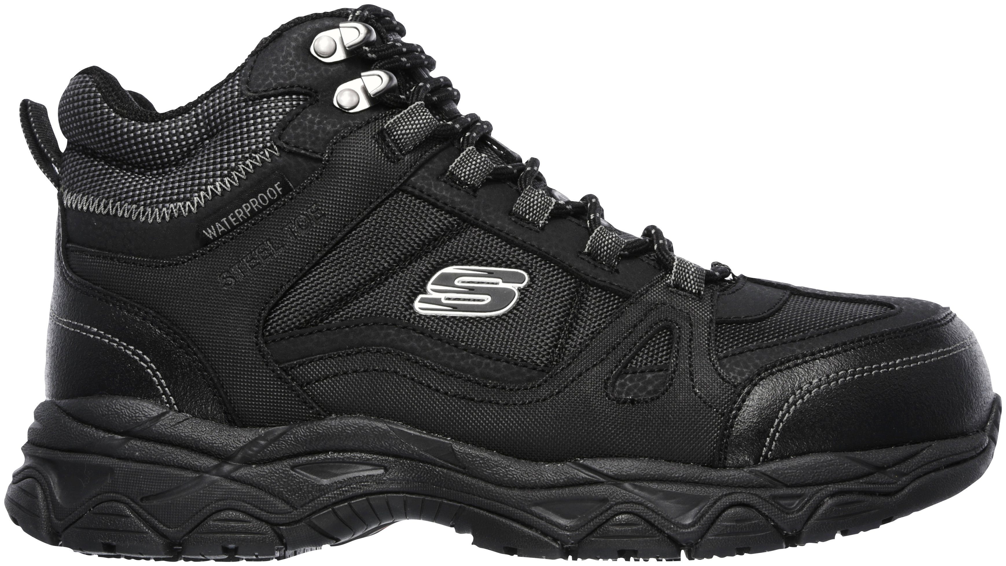 Skechers LEDOM Sicherheitsstiefel SB WR FO SRC, wasserfest und mit Air cooled Memory Foam Einlegesohle
