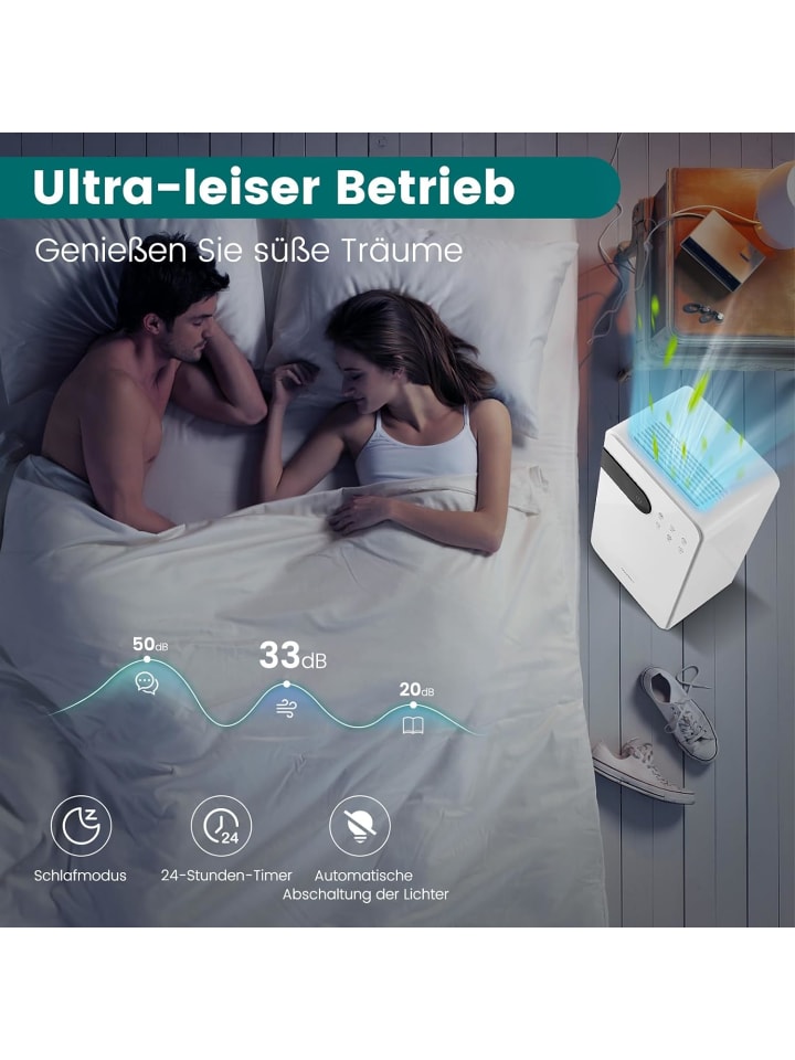 COSTWAY Luftentfeuchter 2,3L in Weiß günstig kaufen onesize