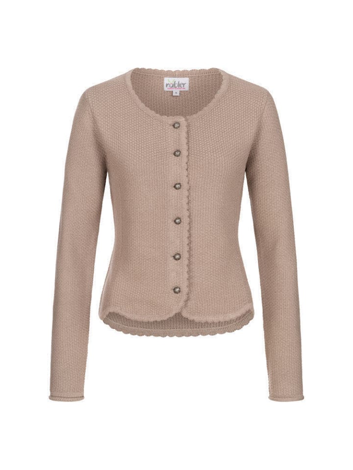 Nübler Strickjacke Langarm Yvonne in Natur günstig kaufen
