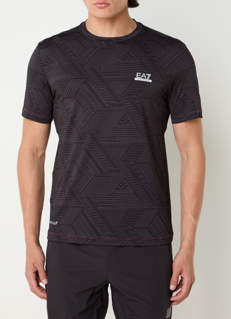 Tricou de trening Emporio Armani cu imprimeu grafic și logo