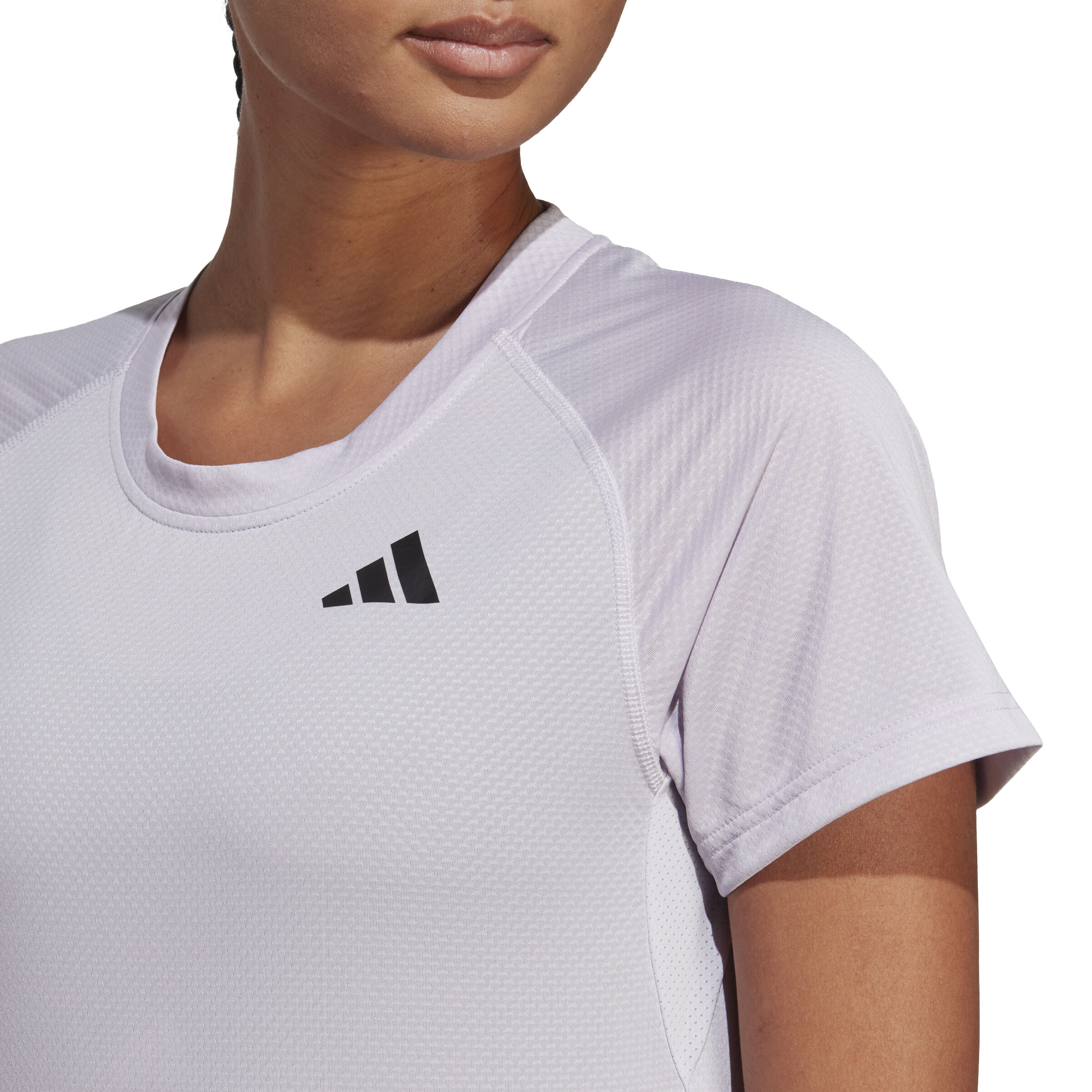 Club T-Shirt Damen - Flieder, Dunkelgrau
