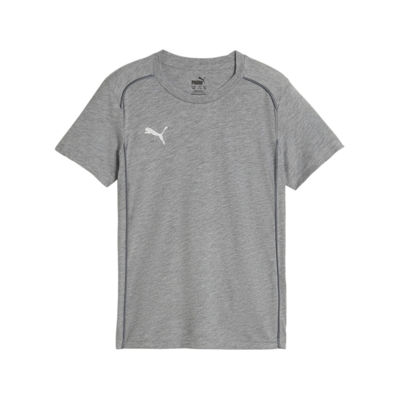 PUMA teamFINAL Casuals T-Shirt Kids Grau F33