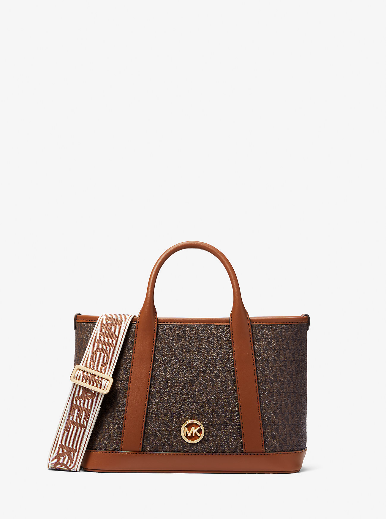 Borsa a mano Luisa Small con logo distintivo - MARRONE/VALIGIE