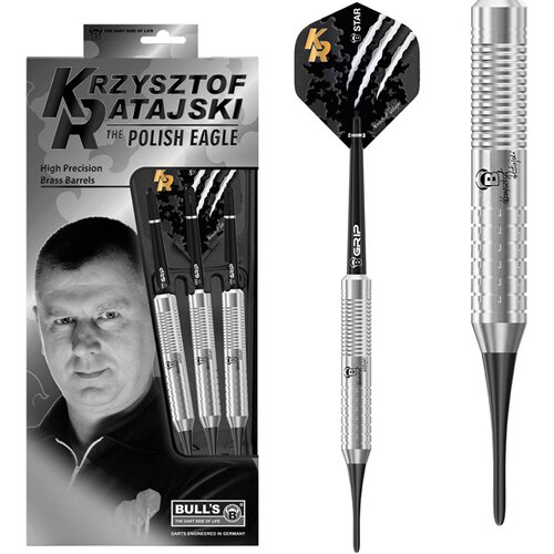 BULL'S DARTPFEIL KRZYSZTOF RATAJSKI BRASS SILVER SOFT DART