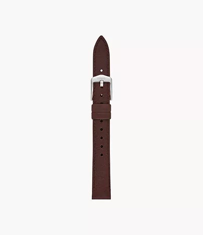 Fossil Band 14 mm LiteHide-Leder dunkelbraun