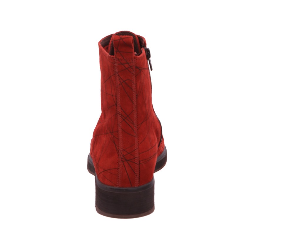 THINK Schnür-Stiefeletten rot 3-000406