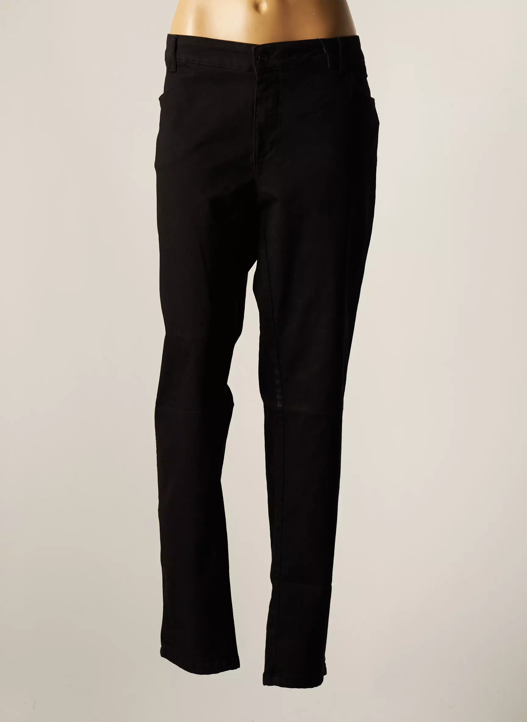 Jensen Pantalons Droits Femme couleur noir
