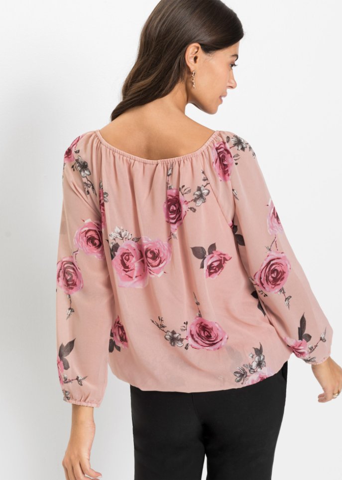 Bluse mit Tunnelzug