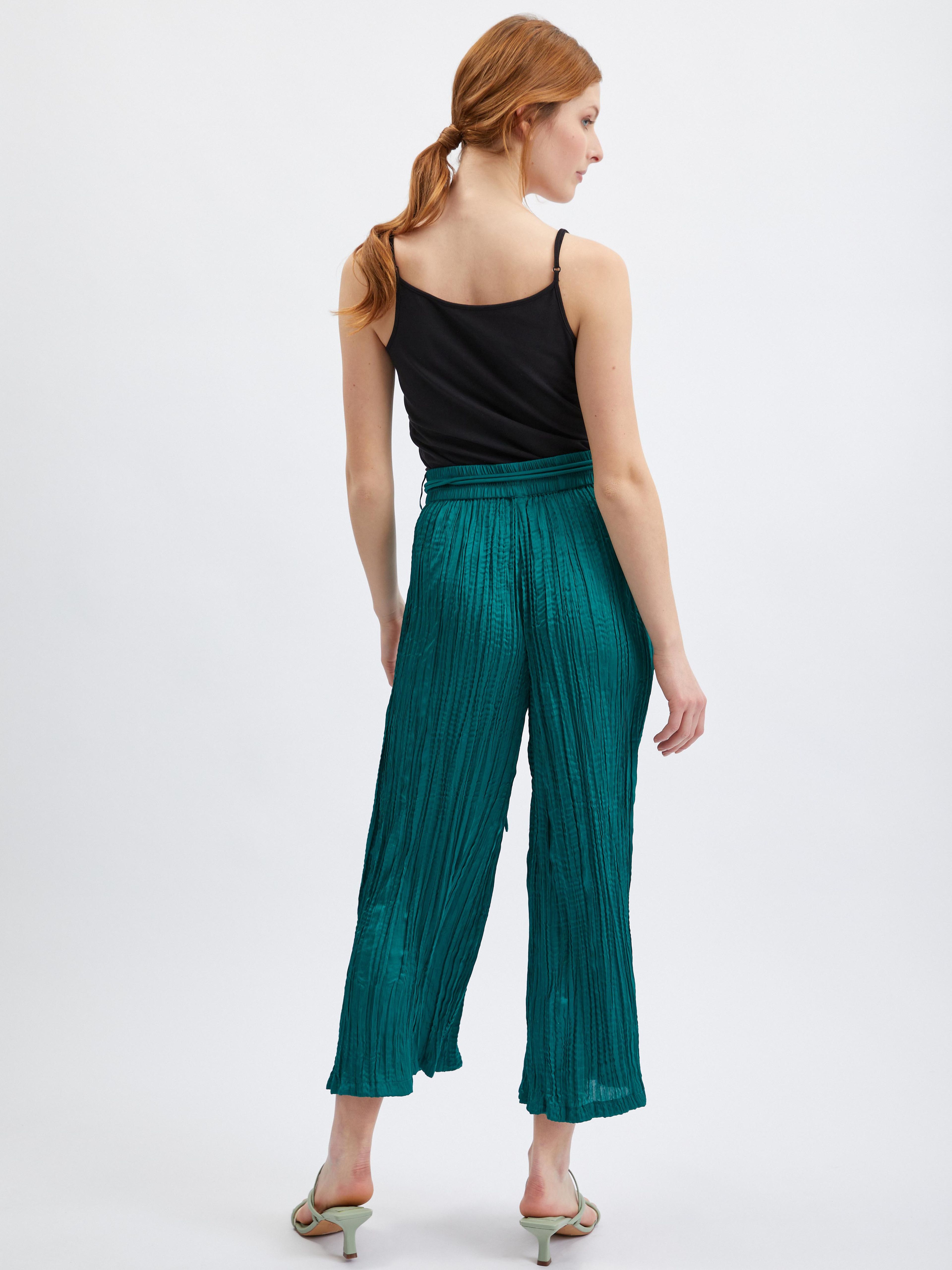 Dunkelgrüne Damenhose ORSAY