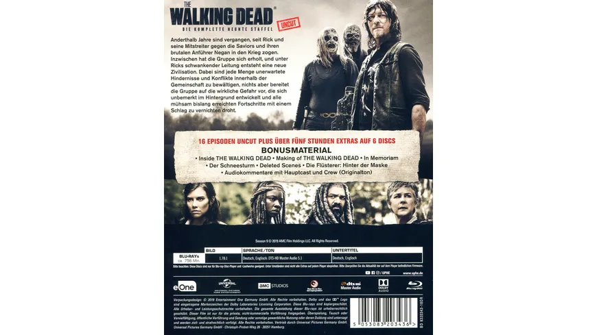 The Walking Dead - Staffel 9 - Uncut  [6 BRs]