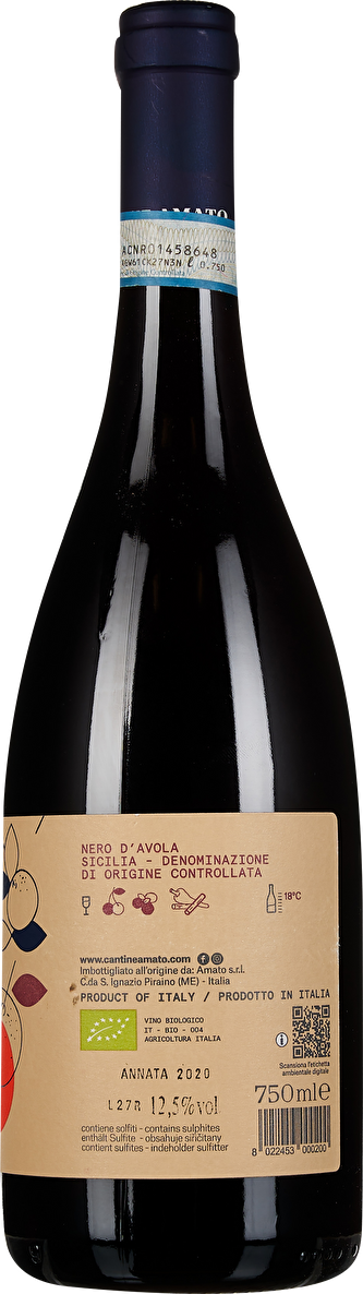 Cantine Amato Nero d’Avola Sicilia 2020