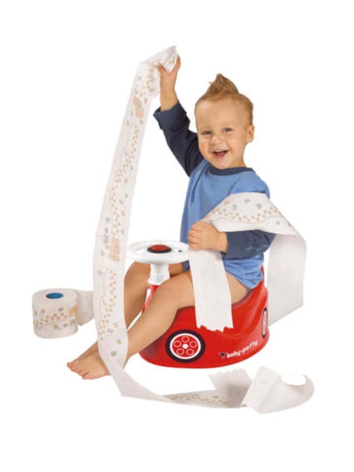 BIG Töpfchen Baby-Potty mit Lenkrad, Kunststoff, ca. 43x31x28 cm, rot, ab 12 M. günstig kaufen onesize