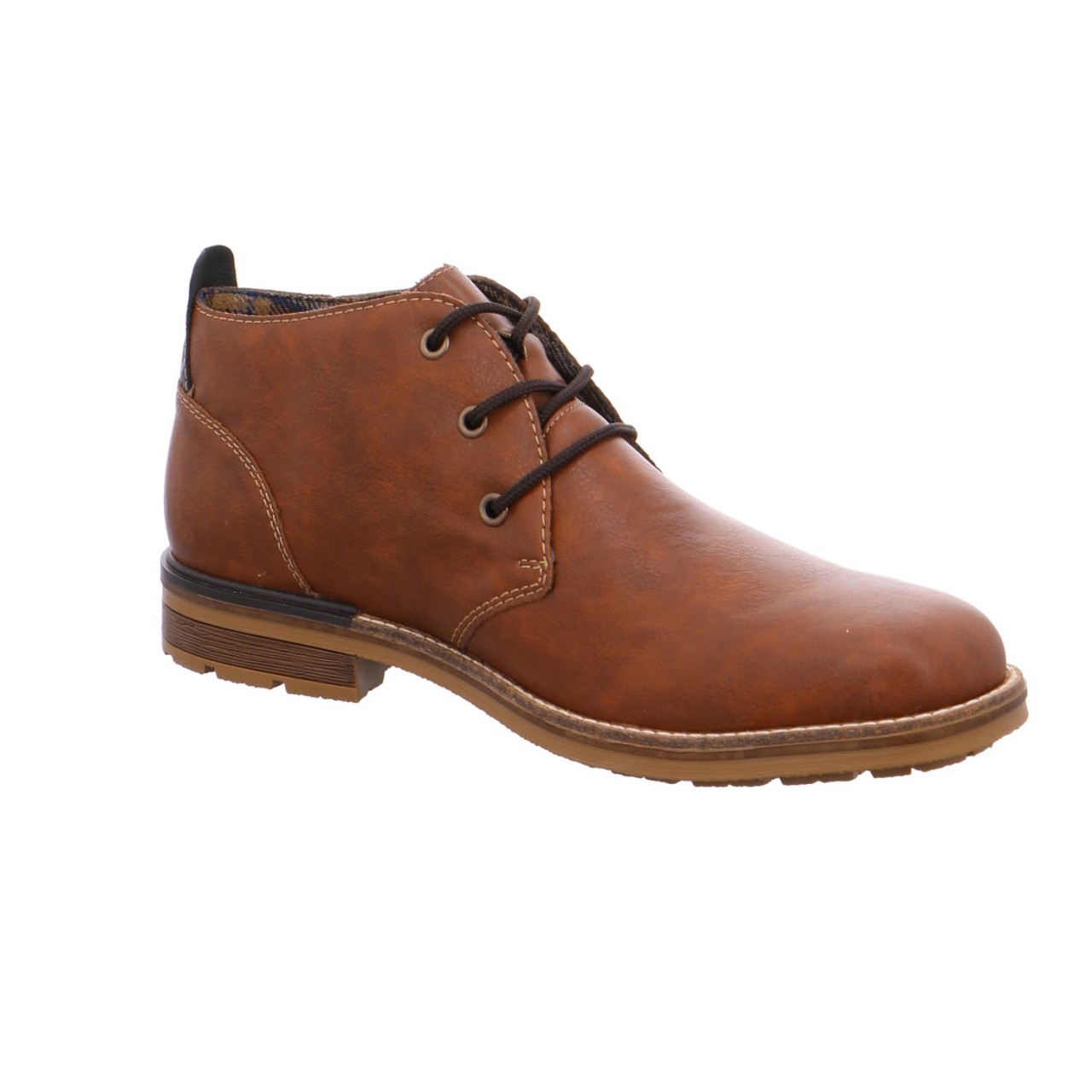 RIEKER Schnür-Stiefeletten beige