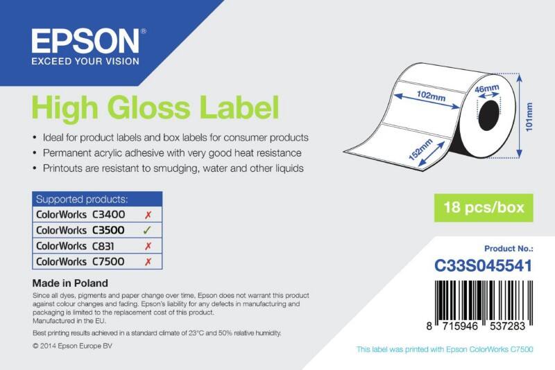 Epson C33S045541 C33S045541 Etikettenrolle Original