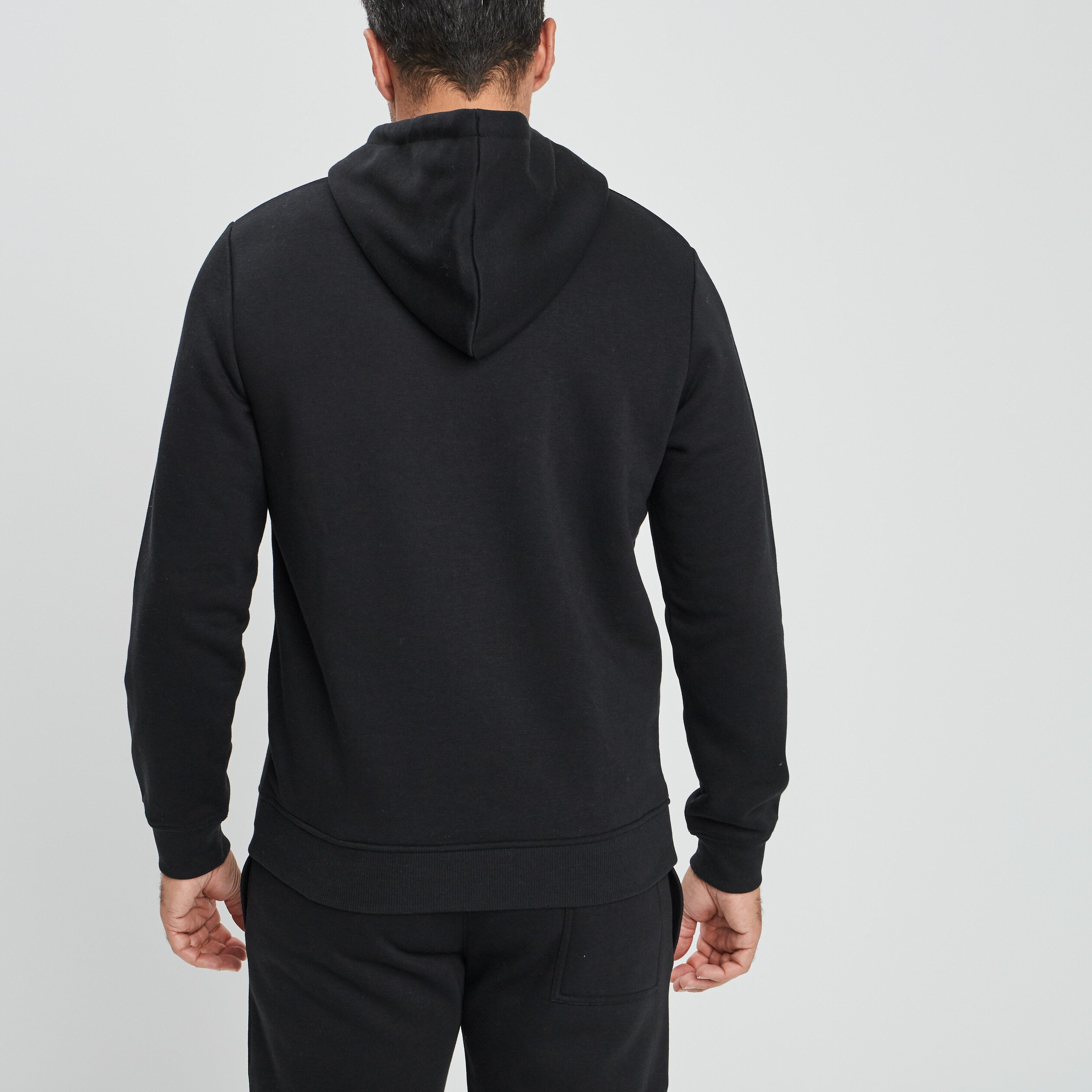 Sweat à capuche hoodie Creeks noir homme | La Halle