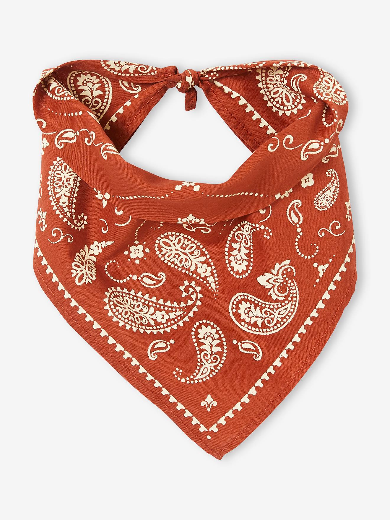 Ensemble salopette, T-shirt et bandana bébé beige