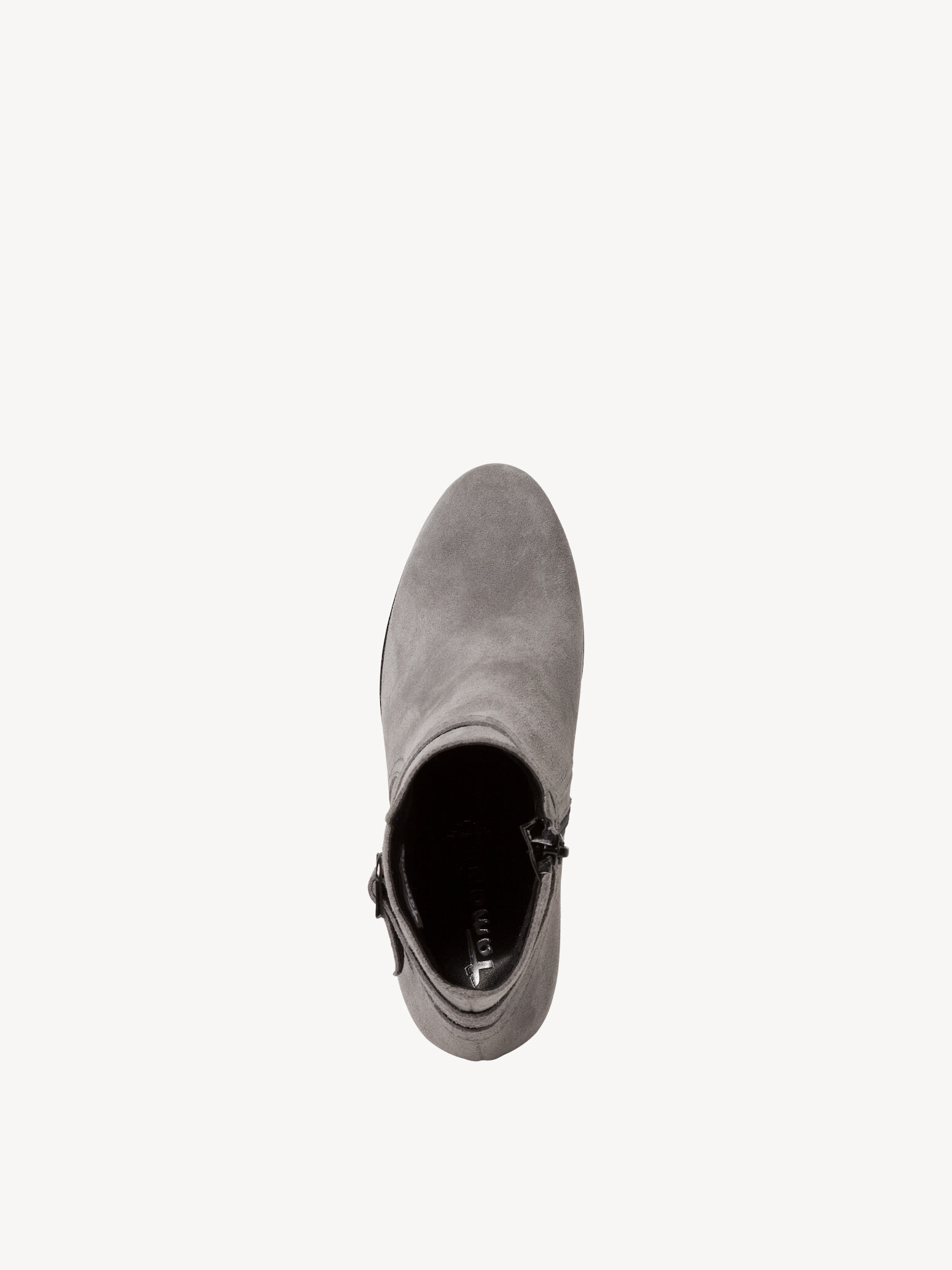 Bottine en cuir - gris