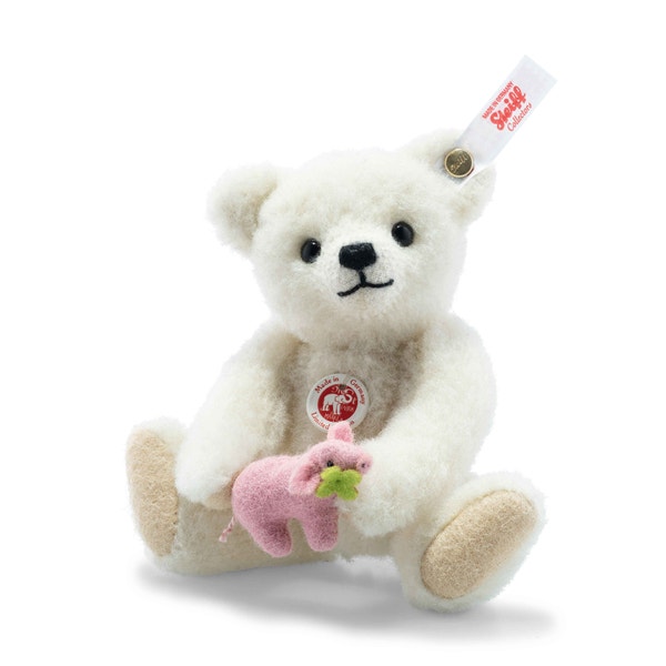 Online Exklusiv Good Luck Teddybär, 13 cm, weiß