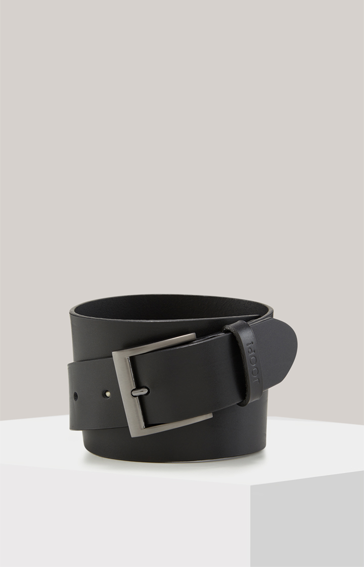 Ledergürtel in Schwarz
