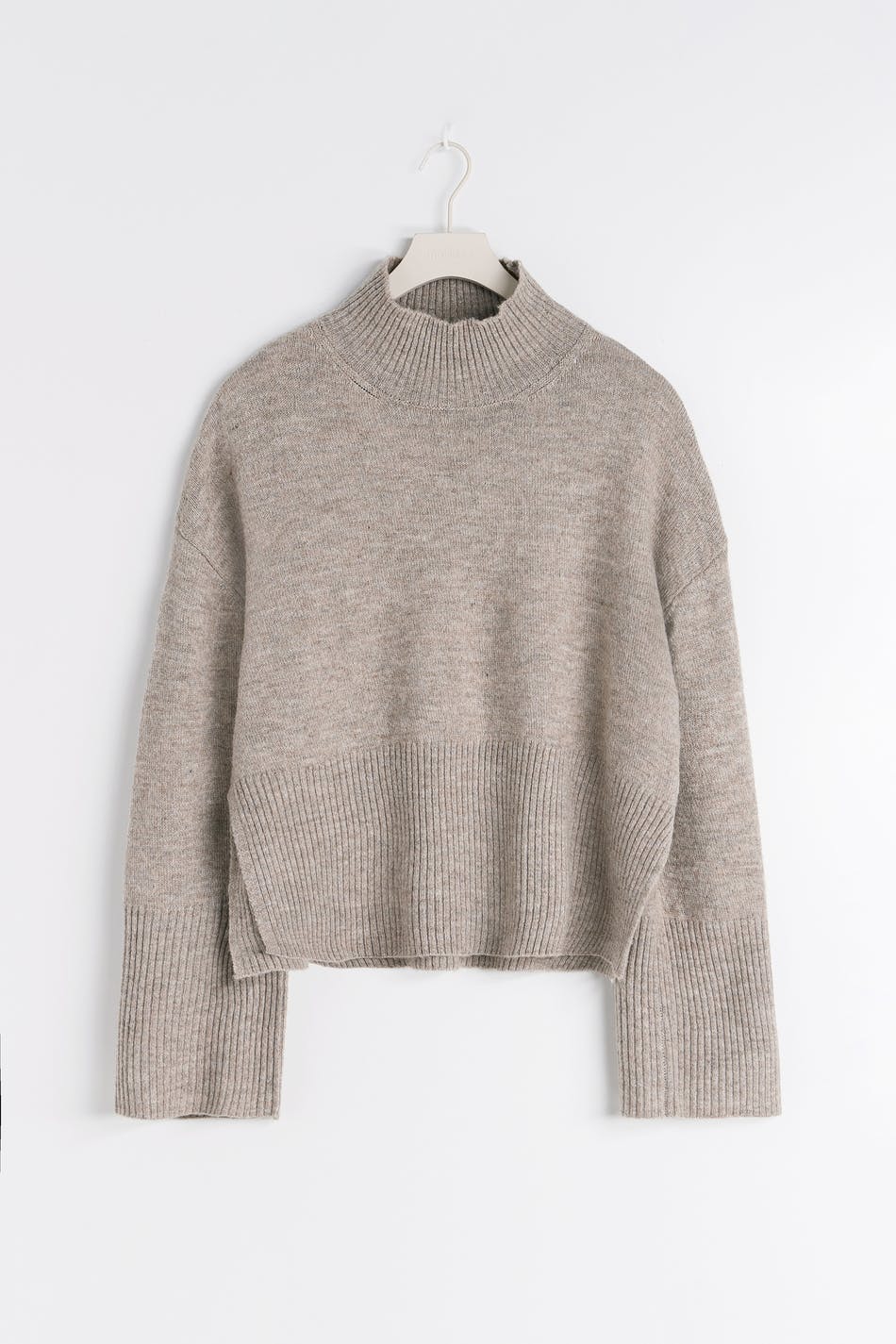 Turtleneck knit sweater