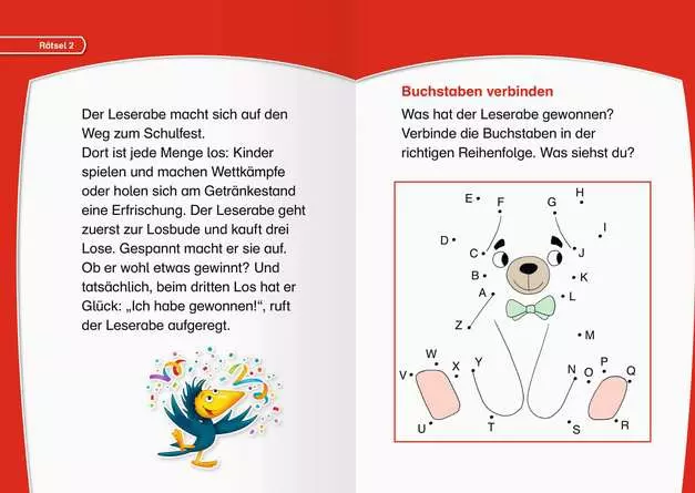 Leserabe: Krimirätsel zum Lesenlernen, 1.Lesestufe