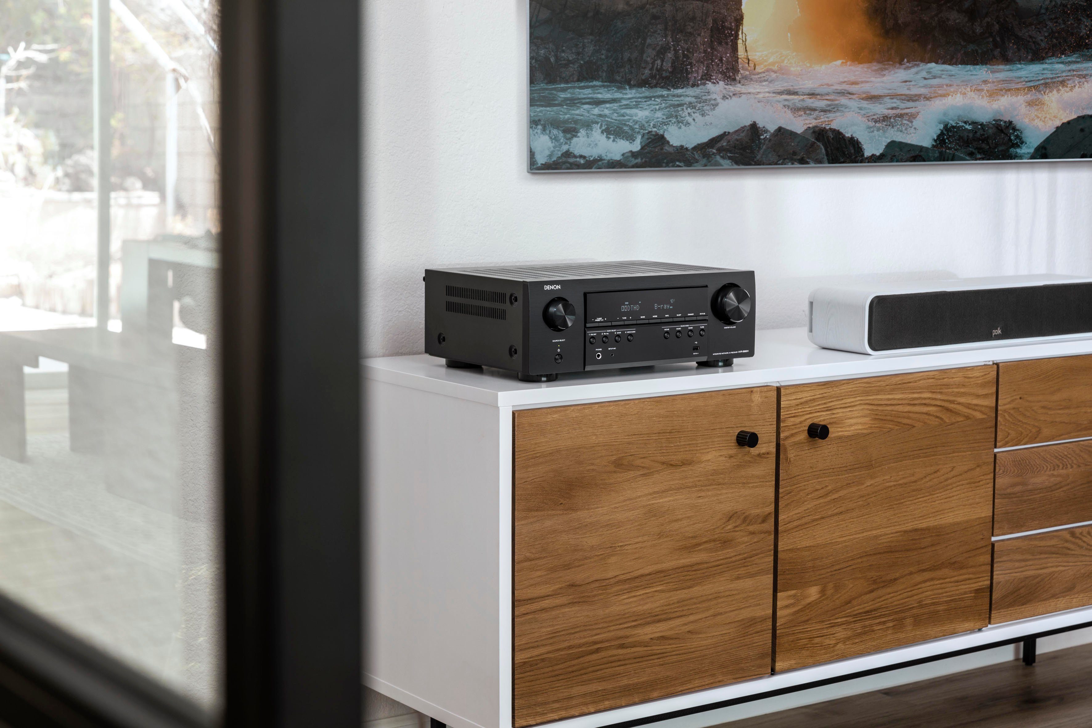 Denon AVR-S660H 8K- 5.2 Heimkinosystem (Bluetooth, LAN (Ethernet), WLAN)