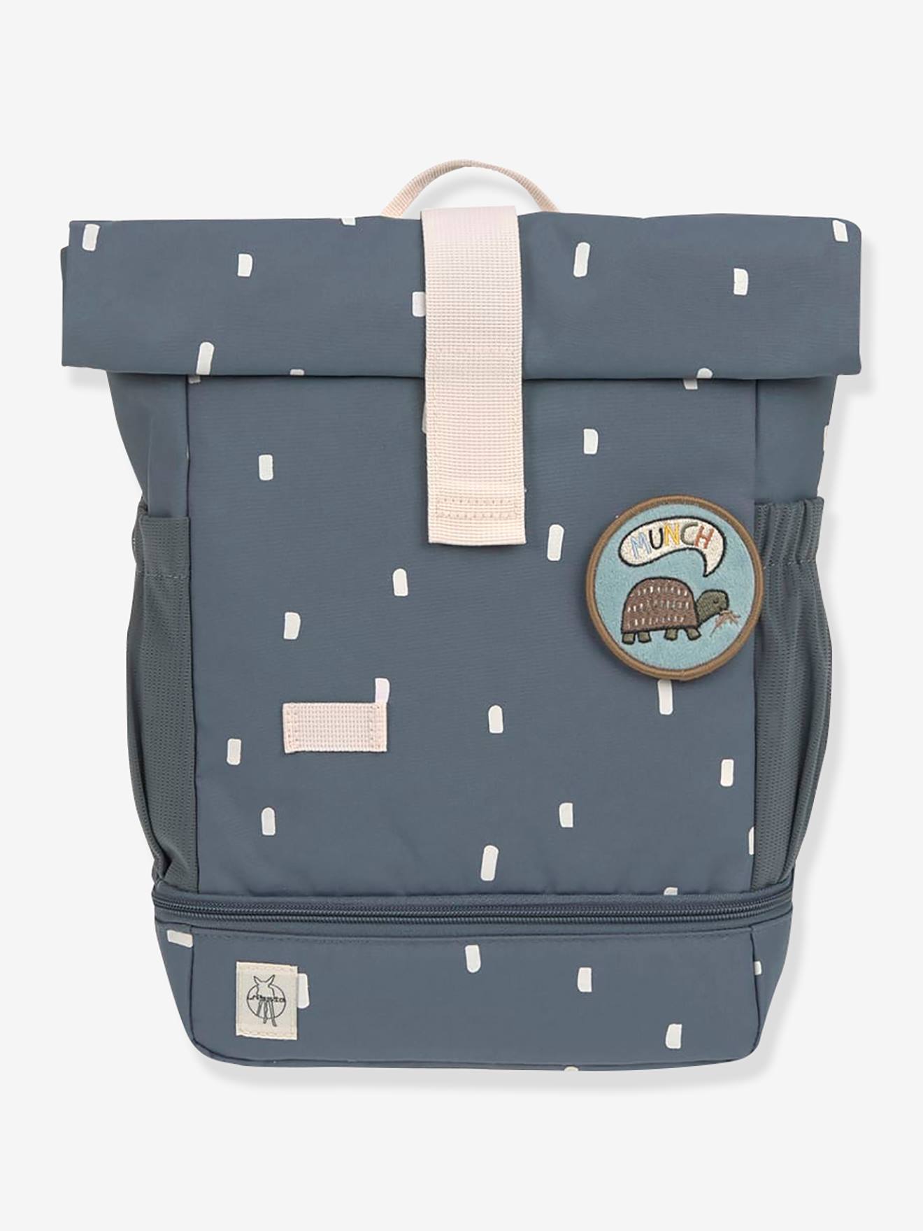 Mini sac à dos LÄSSIG Rolltop Happy Prints caramel