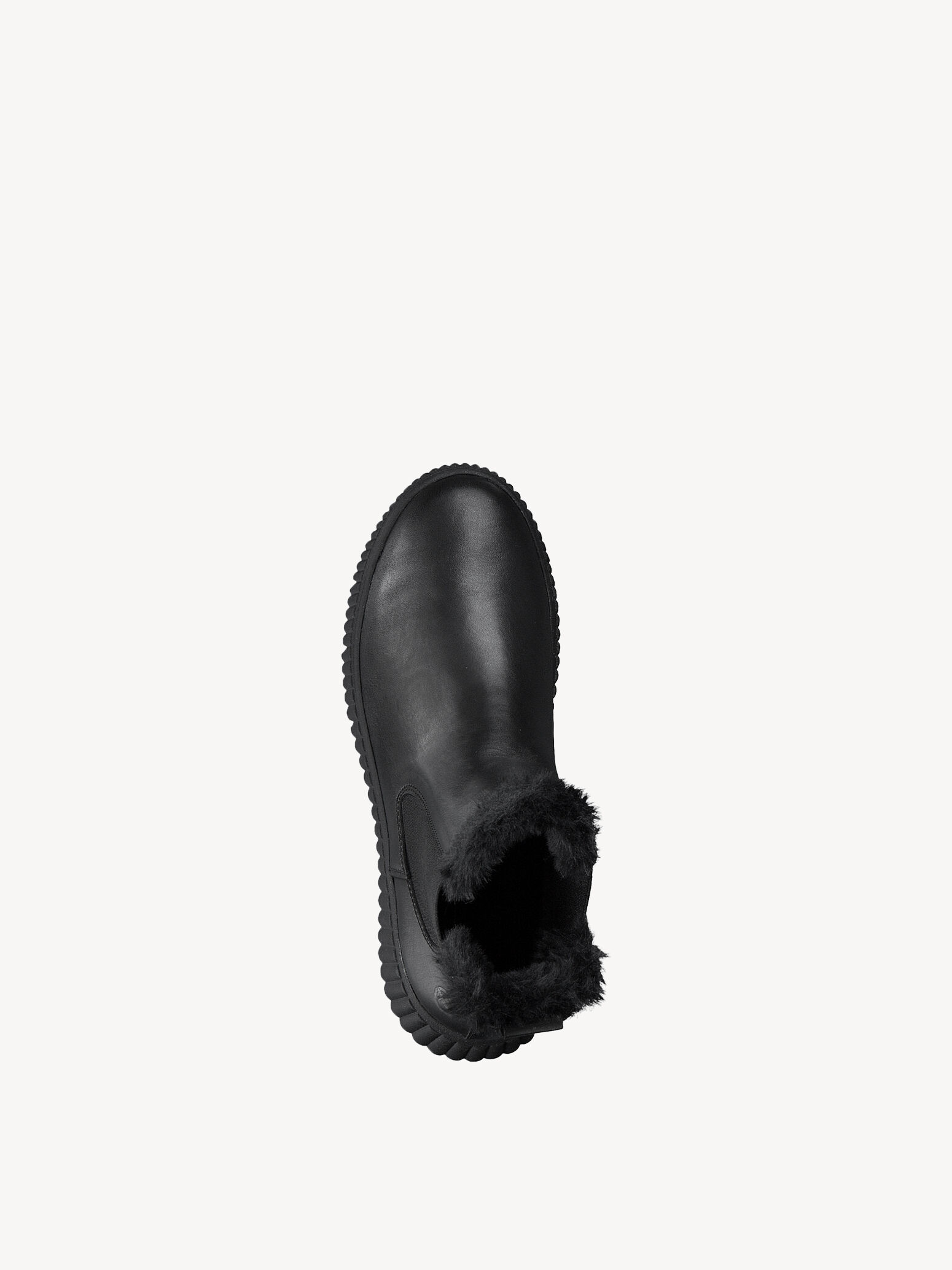 Bottine Chelsea en cuir - noir