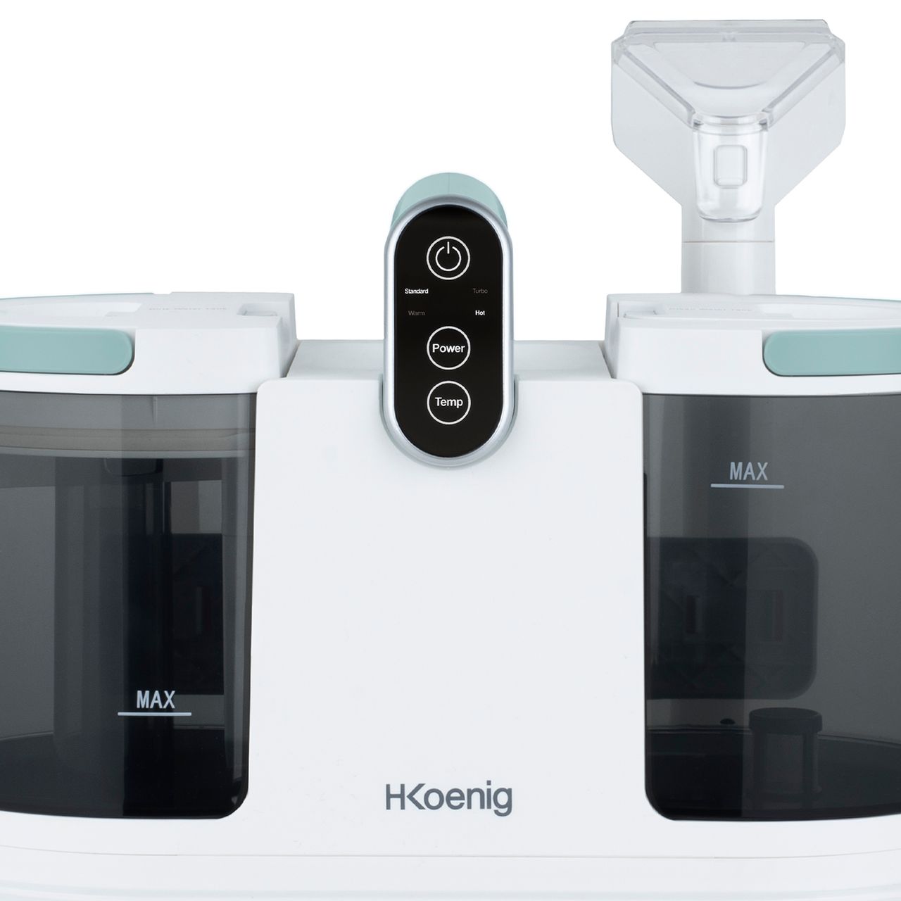 H.Koenig Handtextilreiniger TWT88, Doppelbehälter 1600mL und 950mL, Wasserfluss 290mL/min