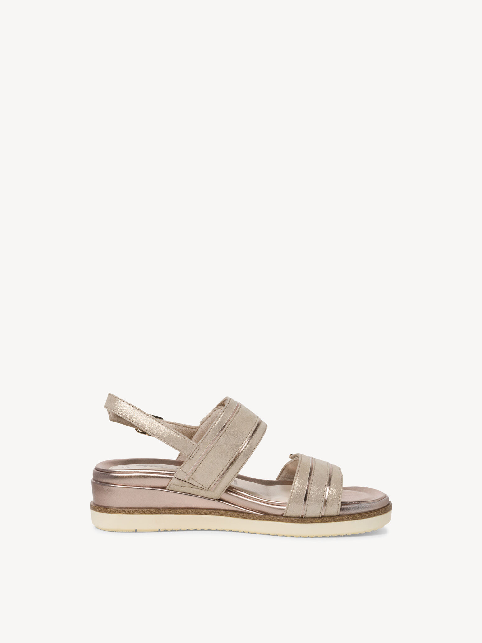 Sandale à talon - beige