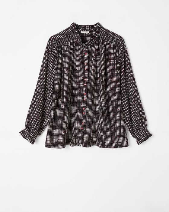 Chemisier smocks et volants