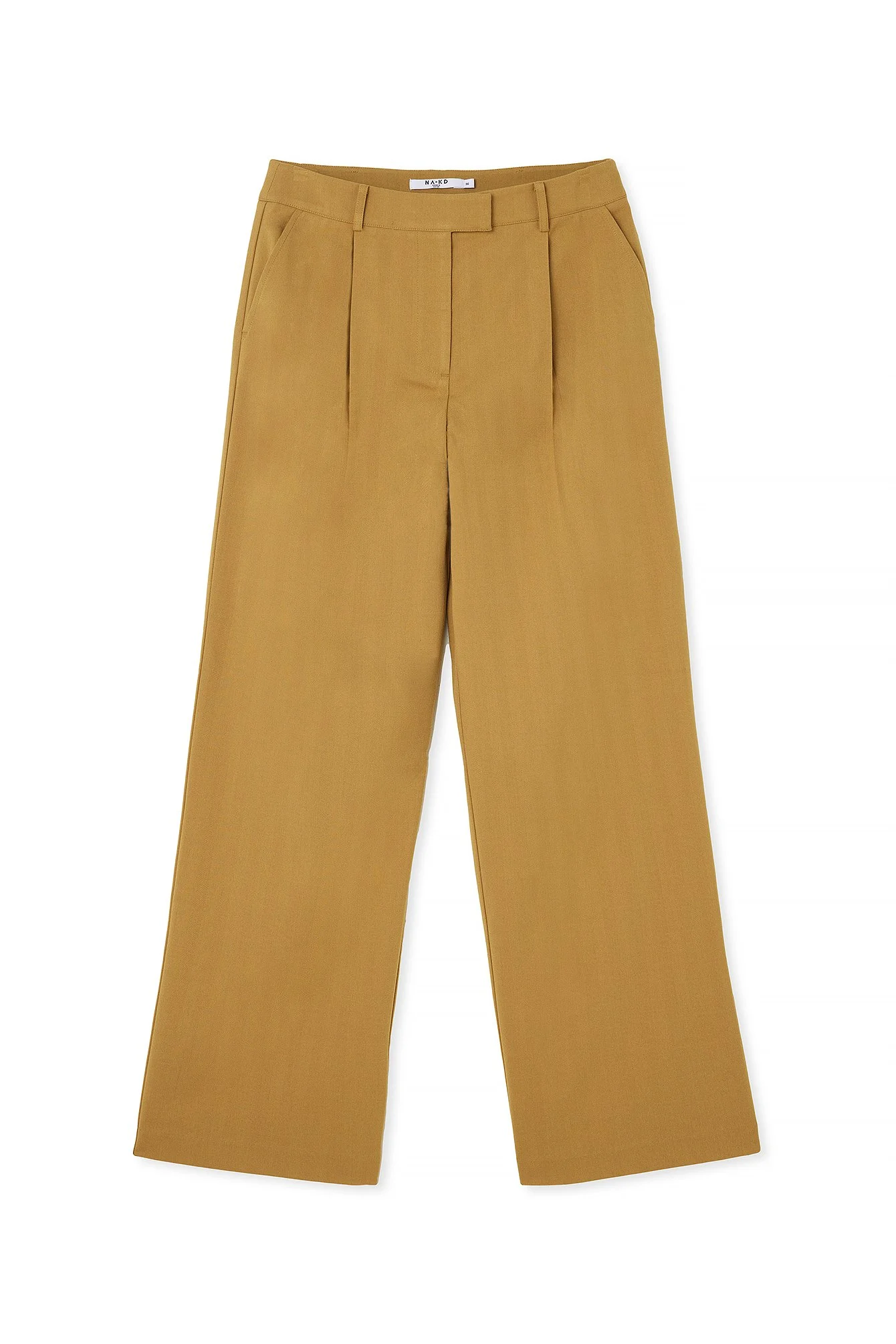 Plissierte Hose mit mittlerer Taille