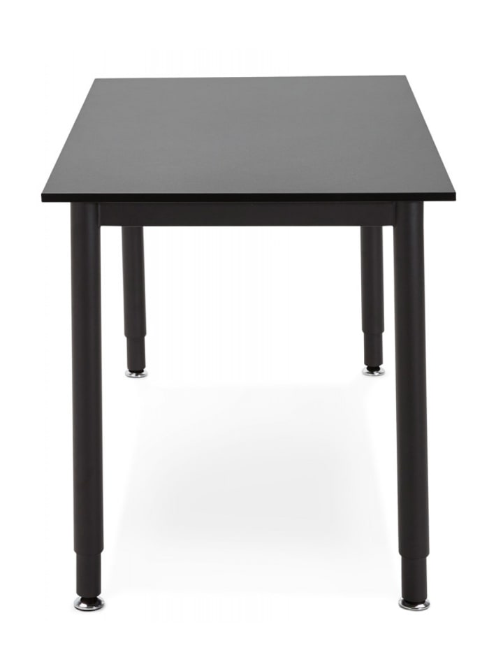 KADIMA DESIGN Schreibtisch FOCUS aus Holz und Metall | Minimalistisches Design in Schwarz günstig kaufen onesize