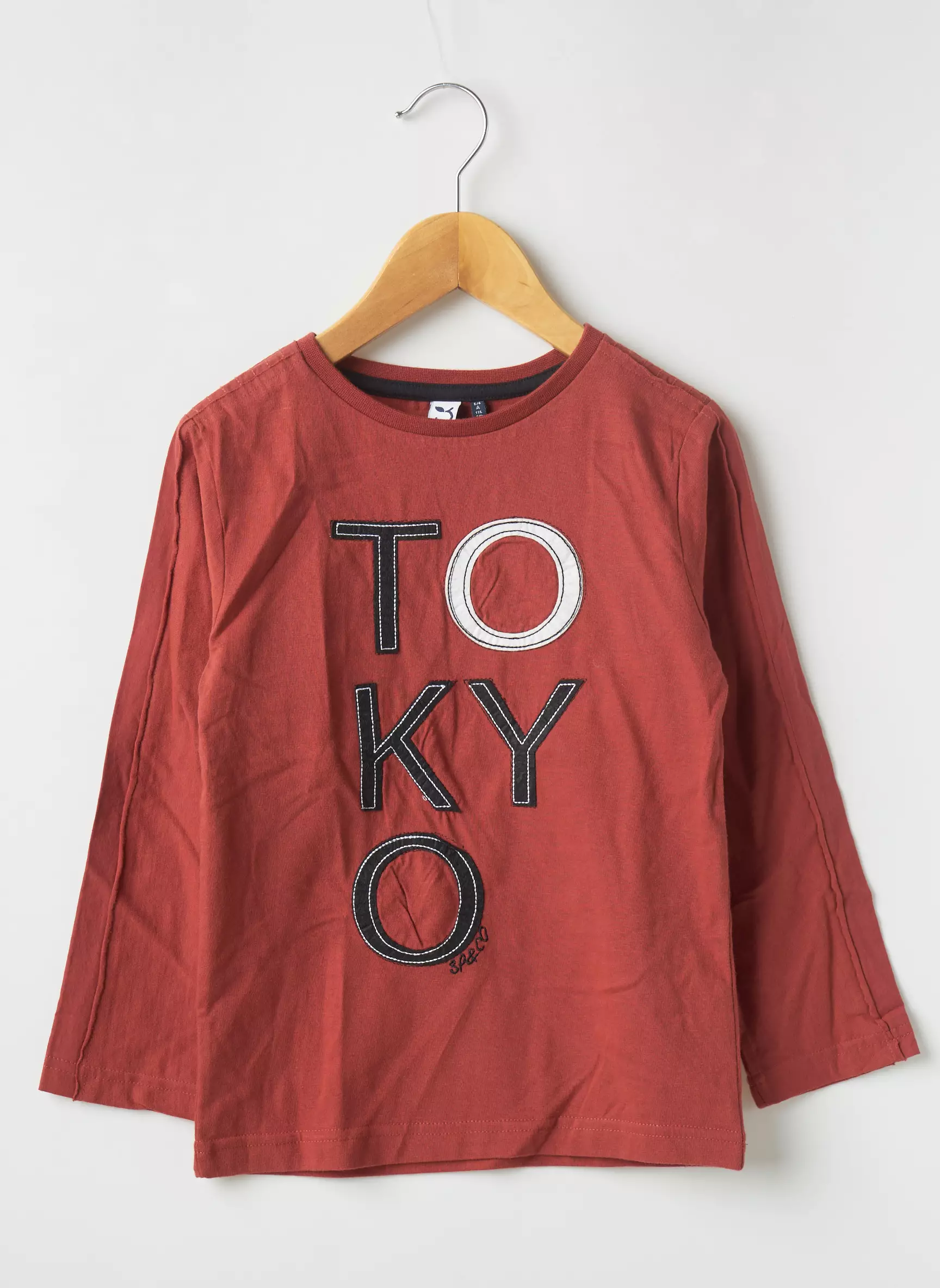 3 Pommes Tshirts Garcon couleur orange