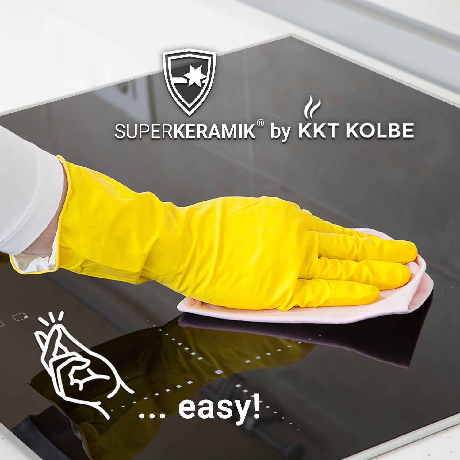 KKT KOLBE Induktions-Kochfeld IND5900BAL, 59cm / 9 Stufen / 4 Zonen / Touch Control / LED-Anzeige / Designrahmen