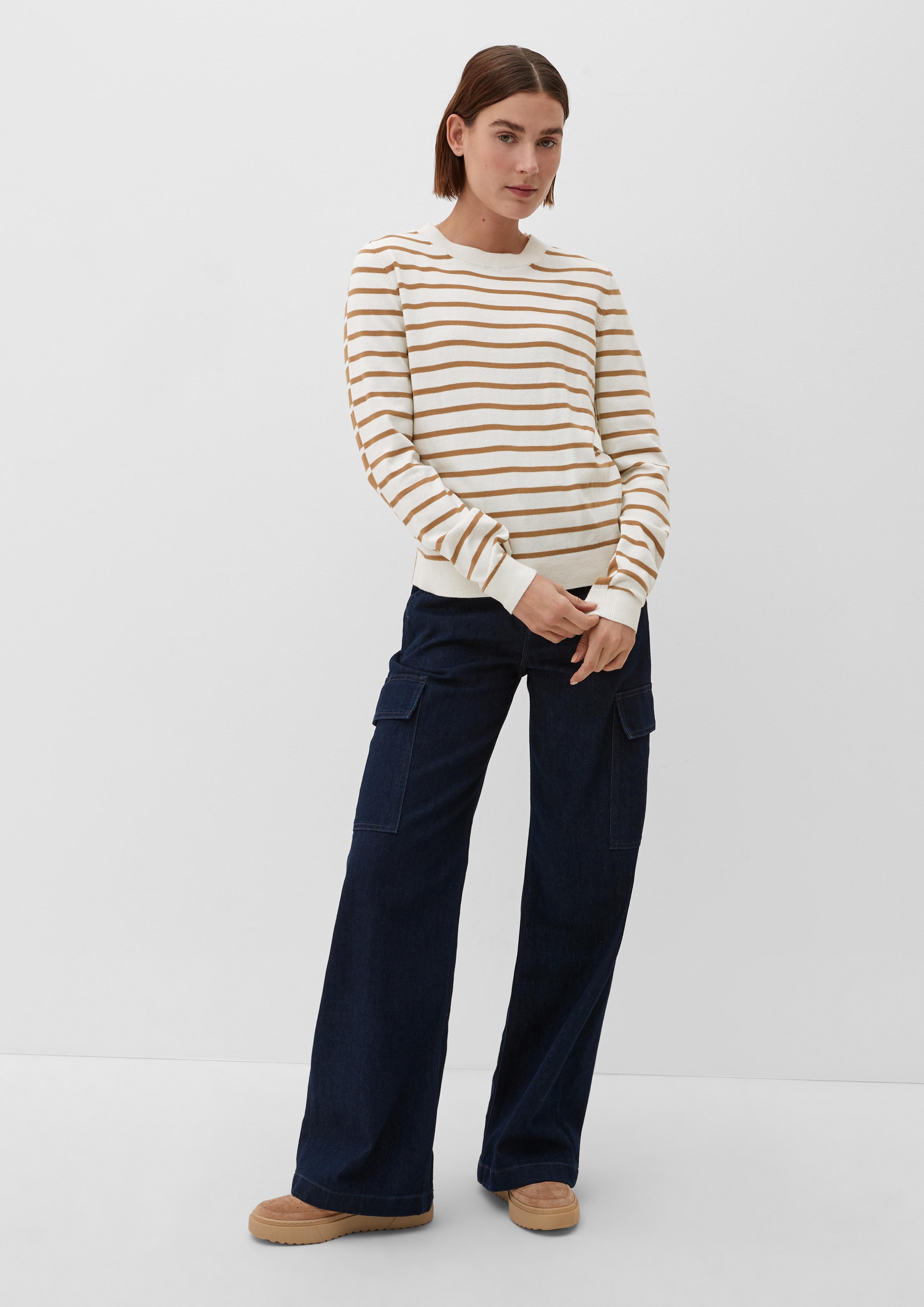 Feinstrickpullover aus Baumwolle  2129903-84G2