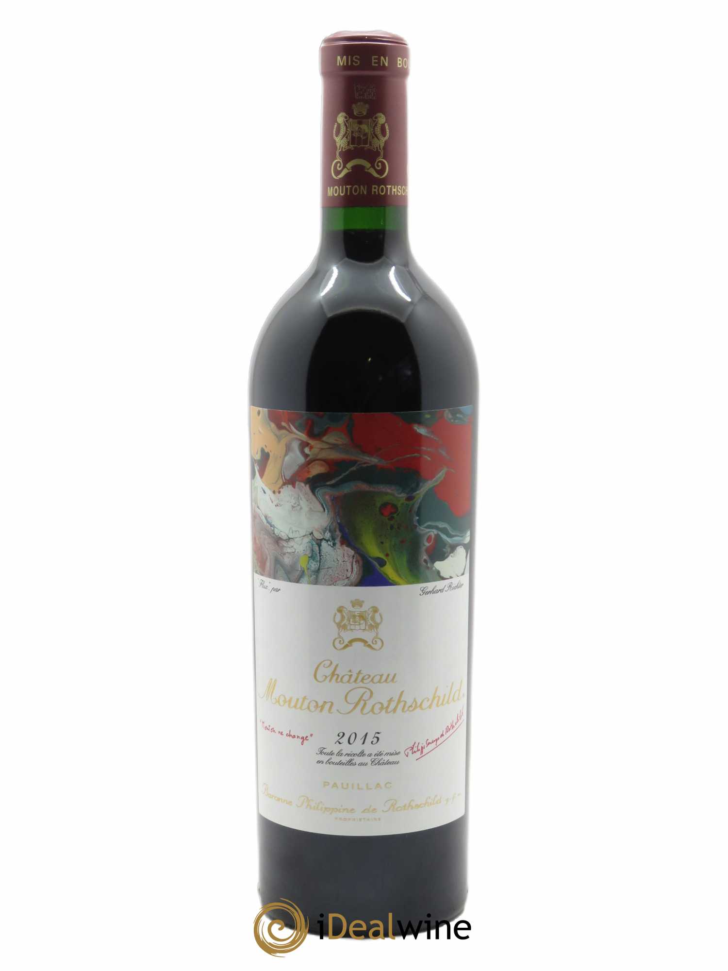 Château Mouton Rothschild 1er Grand Cru Classé  2015 - Lot de 1 Bouteille