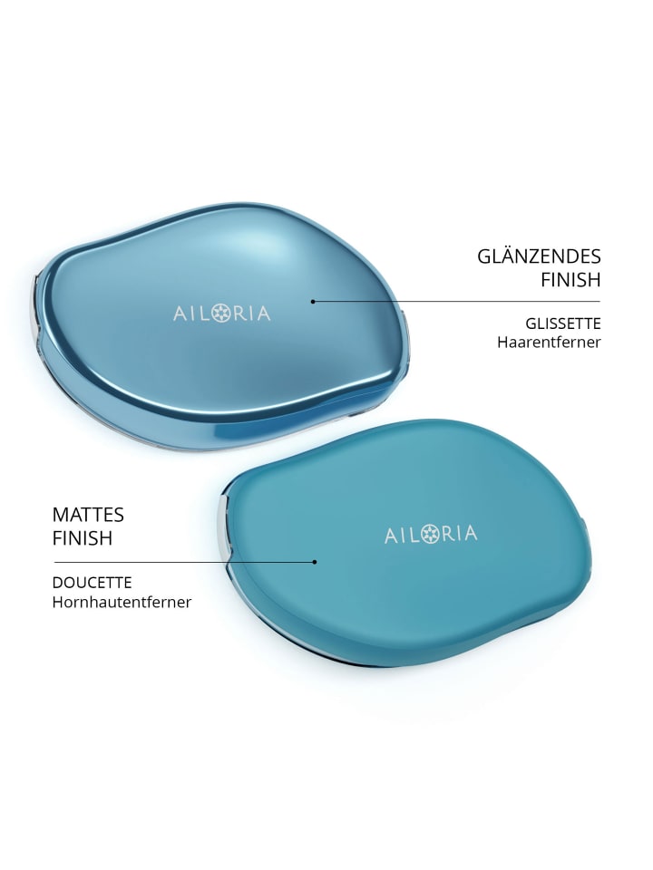 Ailoria GLIDE & GLOW COLLECTION Haar- & Hornhautentferner in aquablau günstig kaufen onesize