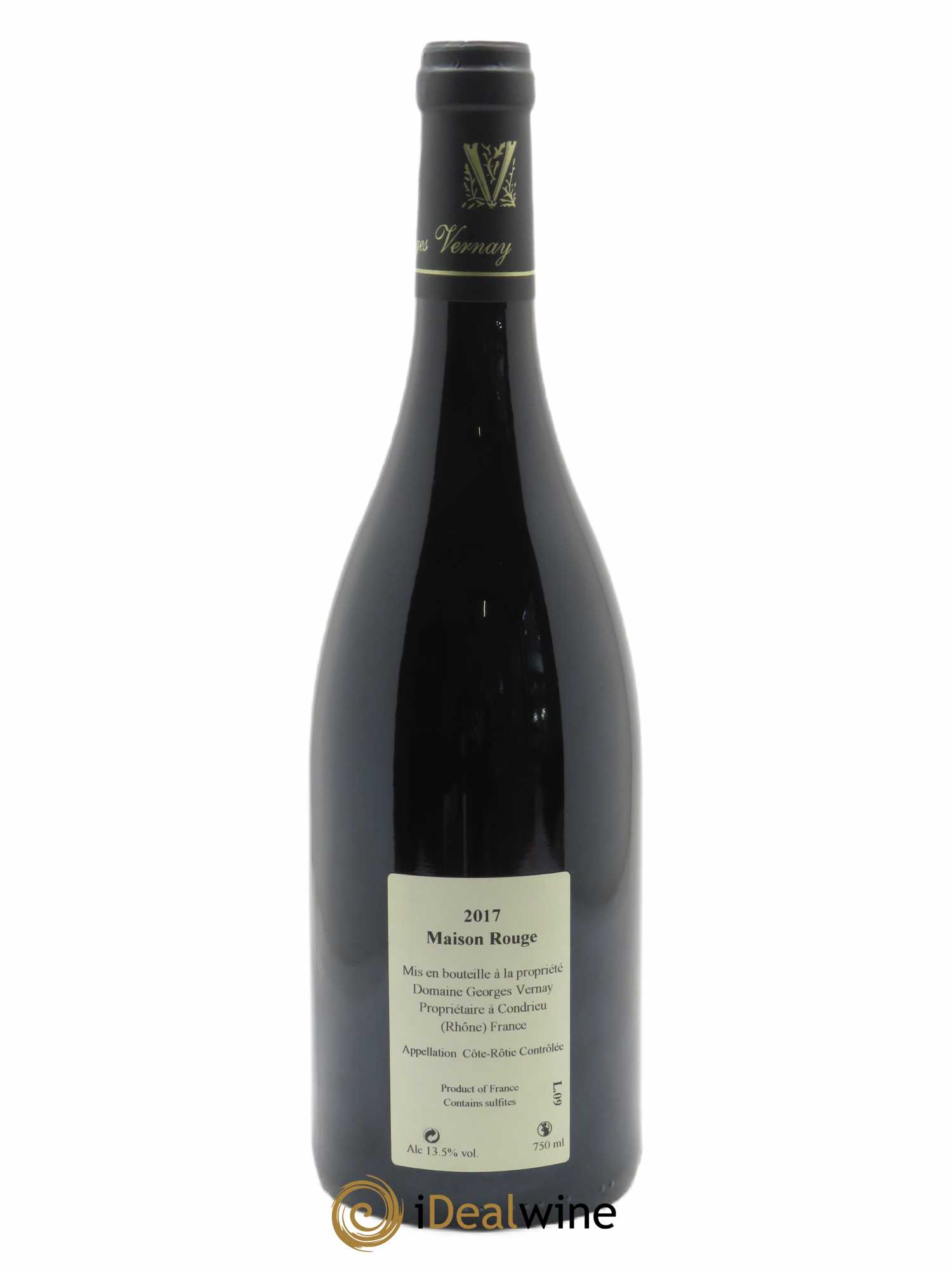 Côte-Rôtie Maison Rouge Georges Vernay  2017 - Lot de 1 Bouteille