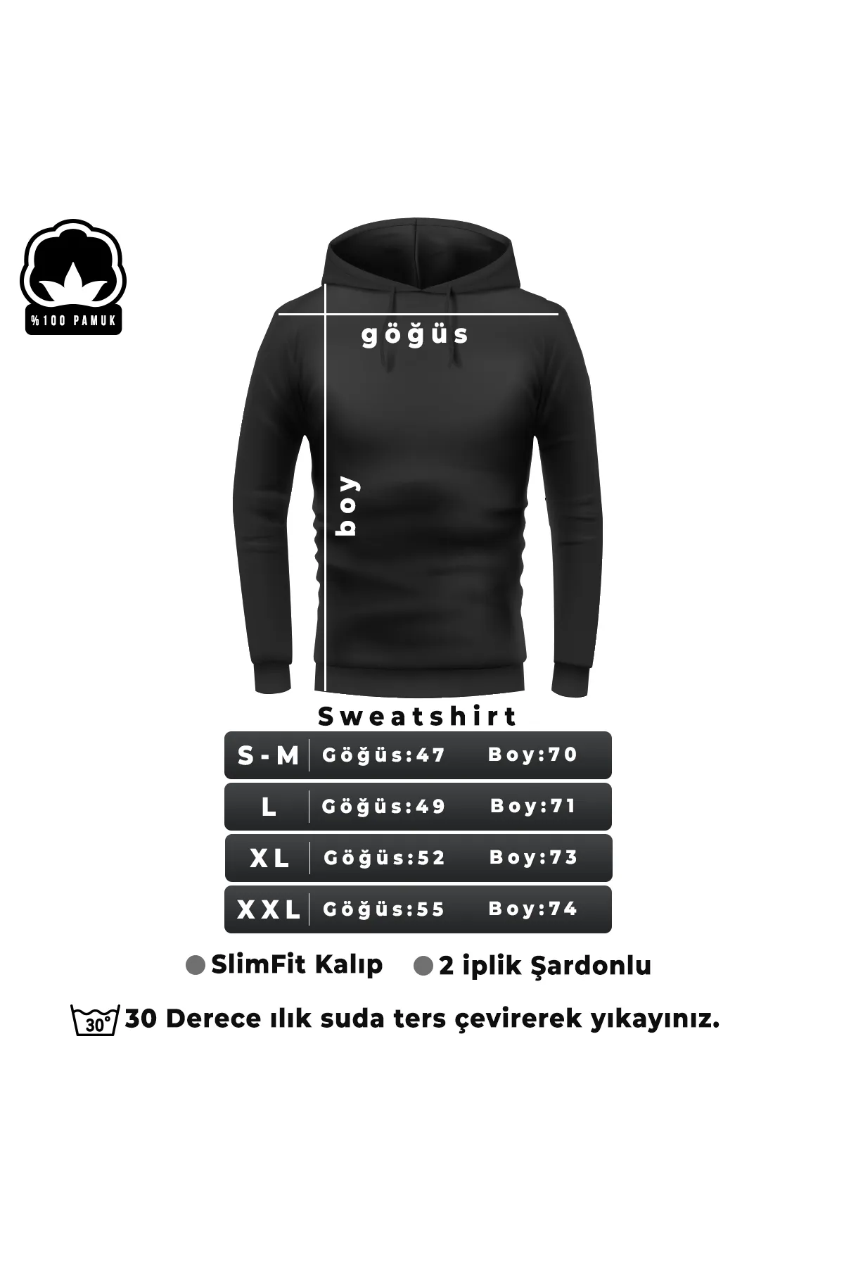 uyguntarz  Schwarzes Saturn-Sweatshirt